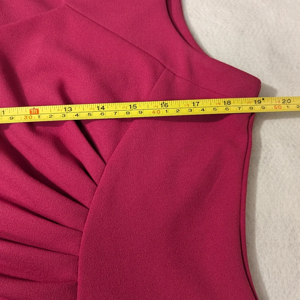 Shelby and Palmer Elegant Magenta Sleeveless Dress Size 16 - Picture 7 of 7
